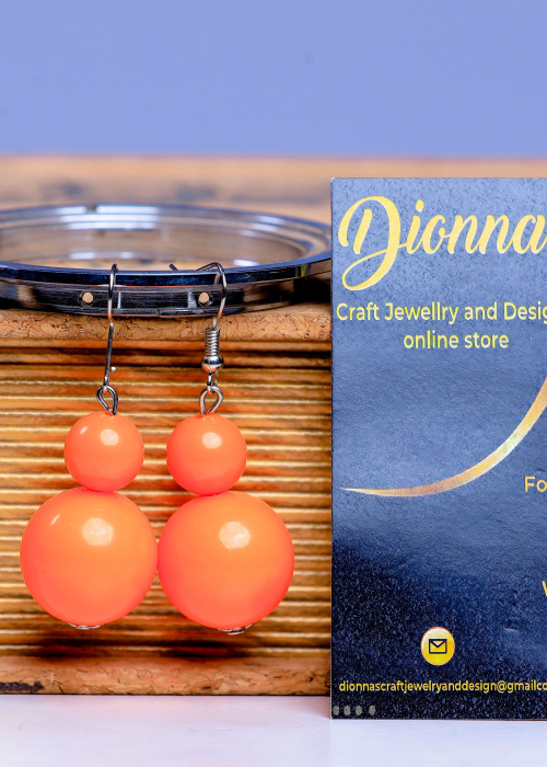 Dionna's Red Ear Rings