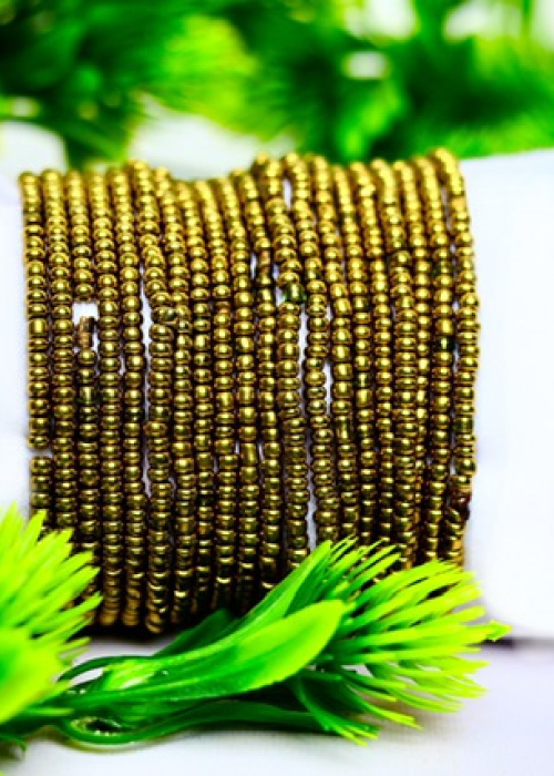 Dionna’s Metalic Gold  Bracelets 