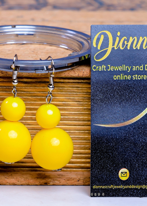 Dionna's Amber Ear Rings