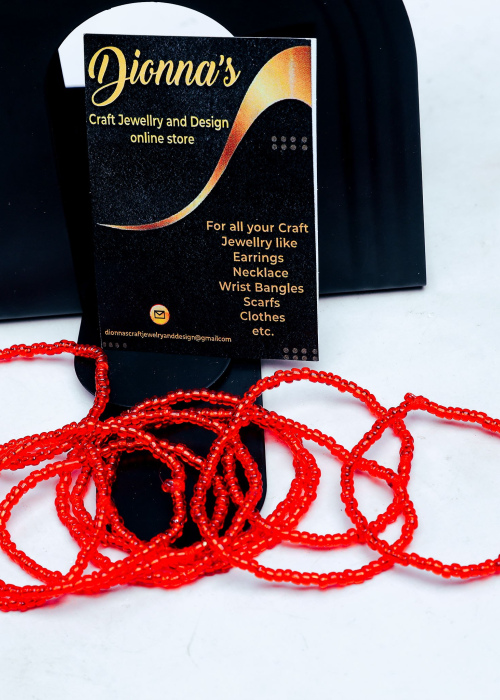 Dionna’s Red Bracelets 